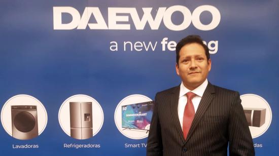 Christian Aliaga, CEO de Daewoo para la Región Andina. Quito, 15 de noviembre de 2021.