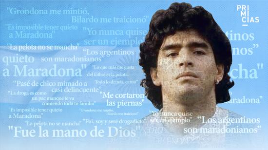 Estas son las 100 frases más recordadas de Diego Armando Maradona, a un año de su muerte.