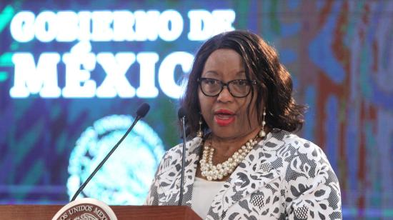 Foto de archivo de la directora de la Organización Panamericana de la Salud (OPS), Carissa Etienne.