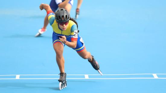 María Loreto Arias, durante los Juegos Panamericanos Junior de Cali, el 1 de diciembre de 2021.