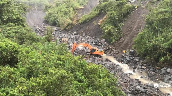 La empresa OCP empezó los trabajos preventivos en la zona Piedra Fina, el 5 de diciembre de 2021.