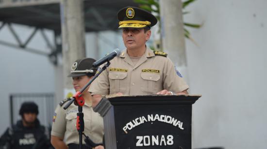 El general Víctor Araus, en su posesión como comandante de la Zona 8, el 13 de enero de 2020.