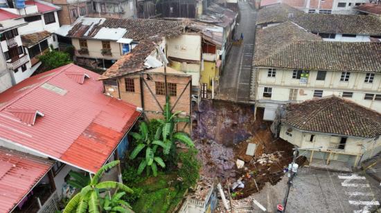 Al menos 50 familias zarumeñas fueron evacuadas tras el socavón del 15 de diciembre de 2021.