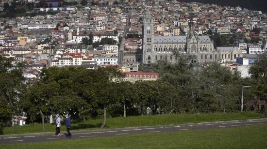 Vista de la Basílica del Voto Nacional, el 30 de diciembre de 2021.