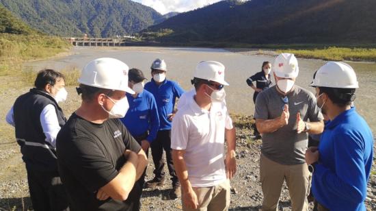 Cuerpo de Ingenieros del Ejército de EE.UU. recorrieron en julio de 2021 la zona donde se construirán las obras de protección para la captación de Coca Codo.