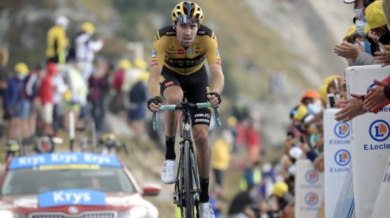 Tom Dumoulin, durante la Etapa 17 del Tour de Francia, el 16 de septiembre de 2020.