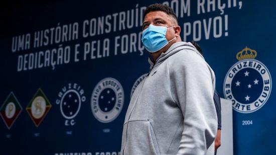 Ronaldo Nazário visita las instalaciones de Cruzeiro, en Belo Horizonte, el 11 de enero de 2022.