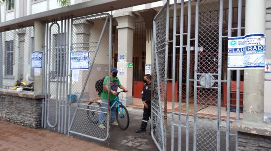 Imagen del Colegio Nacional Guayaquil., el 24 de enero de 2022.