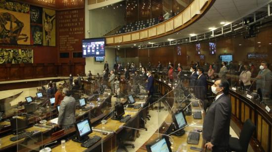 El Pleno de la Asamblea Nacional el 2 de febrero de 2022.