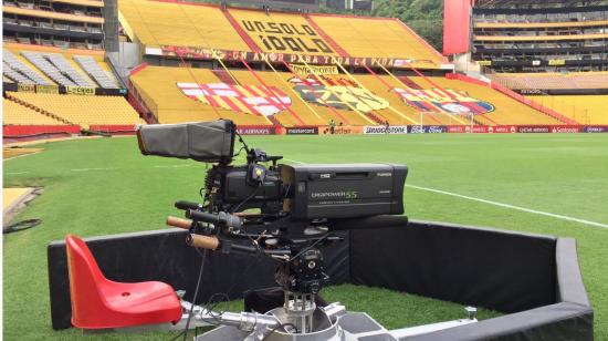 Vista del Estadio Banco Pichincha previo a un encuentro de Copa Libertadores de Barcelona.