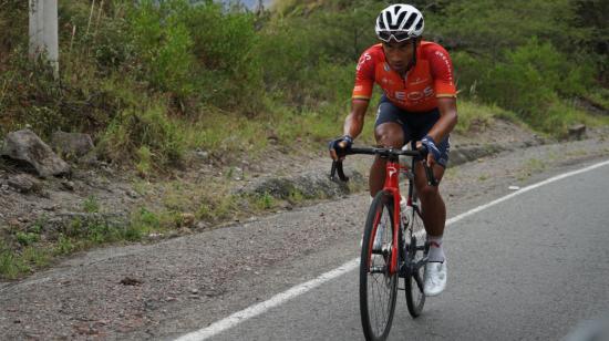 Jhonatan Narváez realizó su preparación en las rutas de Ecuador, para encarar la temporada 2022.