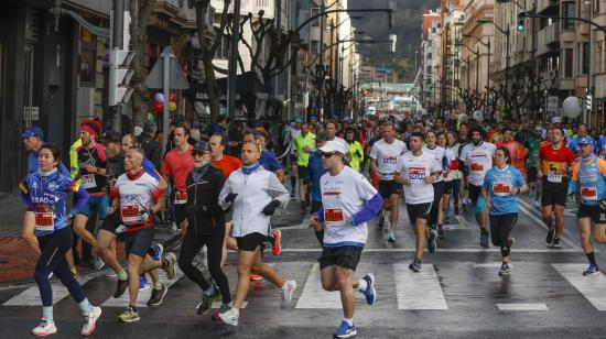 El keniano Kipyego y la ecuatoriana Pila ganaron la Maratón de Bilbao, el domingo 6 de marzo de 2022.