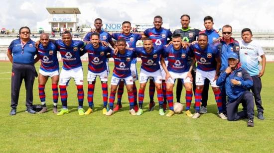 Los jugadores del Deportivo Quito, en un partido ante el Imbabura, el 19 de febrero de 2022.