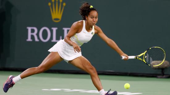 Leylah Fernández, durante el torneo de Indian Wells, en California, el 14 de marzo de 2022.