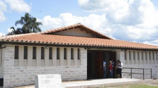 Vista del edificio con tecnologías ecoamigables de la universidad Zamorano, en Honduras, de 2021.