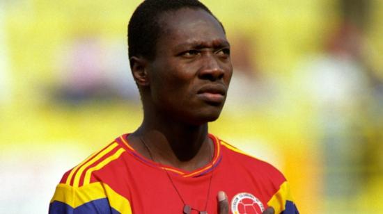 Freddy Rincón, con la selección colombiana durante el Mundial de Italia 1990. 