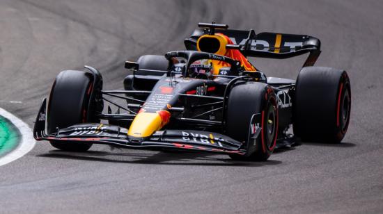 Max Verstappen, en la carrera sprint del Gran Premio de Emilia Romagna, el 23 de abril de 2022.