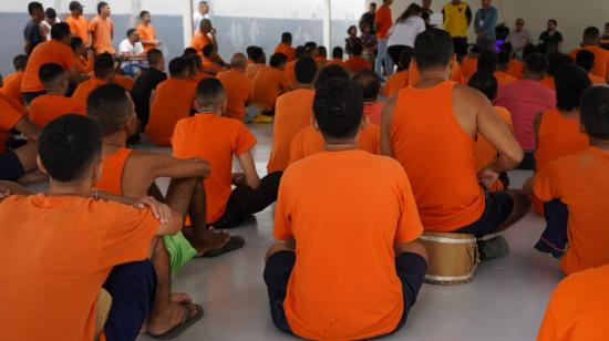 Internos de la Penitenciaría del Litoral reciben charlas sobre emprendimiento. Guayaquil, 20 de abril de 2022.