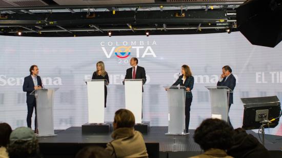 Debate de los candidatos a la Presidencia de Colombia, el 14 de marzo de 2022.