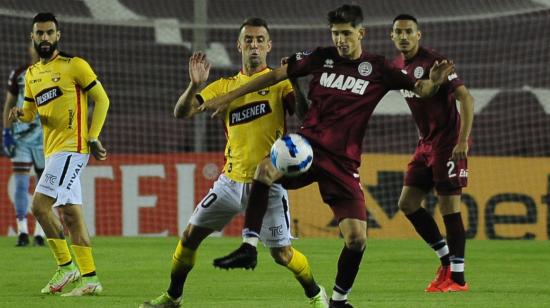 Damián Díaz, en el partido de Barcelona ante Lanús, por Copa Sudamericana, el 14 de abril de 2022.