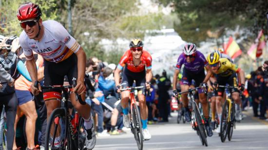 El ciclista portugués del UAE Team Emirates, Joao Almeida, durante la séptima y última etapa de la en la Volta a Catalunya.