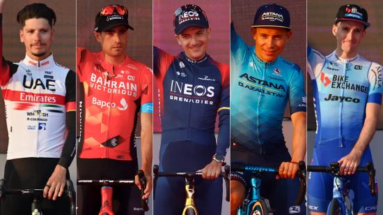 Joao Almeida, Mikel Landa, Richard Carapaz, Miguel Ángel López y Simon Yates, algunos de los favoritos para ganar el Giro de Italia 2022. 