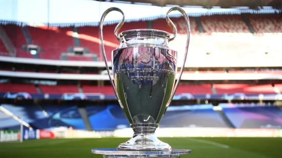 El trofeo de la UEFA Champions League.