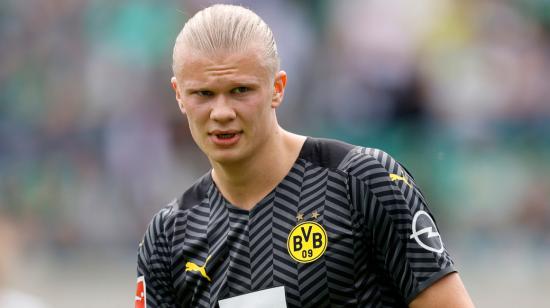 Erling Haaland, durante el partido del Borussia Dortmund ante el Greuther Fuerth, el 7 de mayo de 2022.