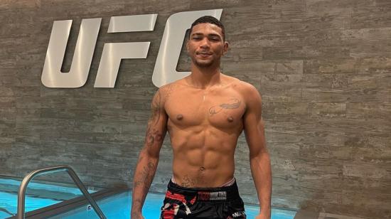 Michael Morales, en el Instituto de Performance de la UFC, el 17 de enero de 2022.