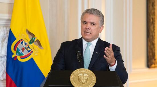 El presidente de Colombia, Iván Duque.