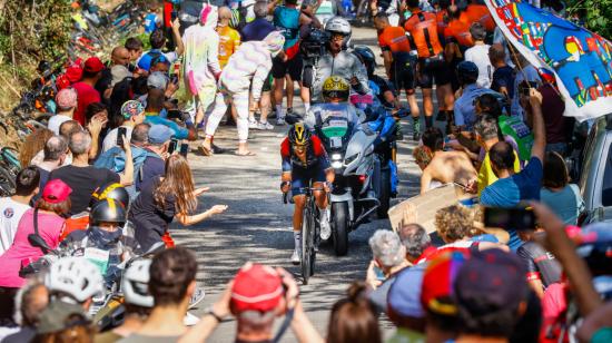 Richard Carapaz durante la Etapa 14 del Giro de Italia, el 21 de mayo de 2022.