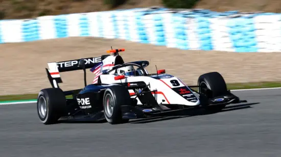 Juan Manuel Correa, durante el Gran Premio de España de la Fórmula 3, el 21 de mayo de 2022.