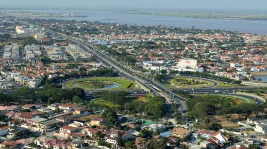 Imagen panorámica de la Puntilla, en Samborondón. 