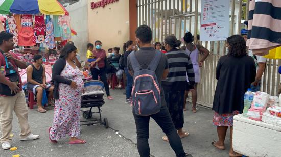 Exteriores de la Maternidad Matilde Hidalgo de Procel, en el Guasmo. Guayaquil, 25 de mayo de 2022.