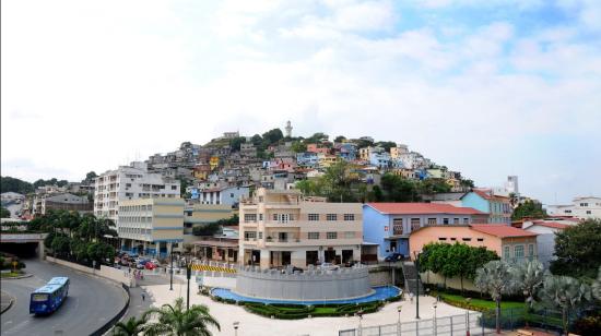 Vista panorámica del Cerro Santa Ana, centro de Guayaquil.