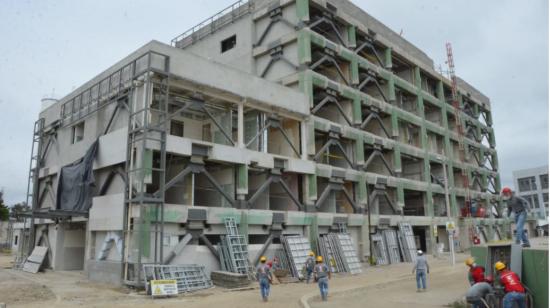 El Hospital Rafael Rodríguez Zambrano, en Manta, en junio de 2021. 