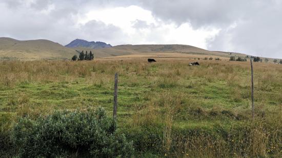 El cerro Atacazo es una de las fuentes de agua más importantes de Quito. Imagen del 2 de junio de 2022.