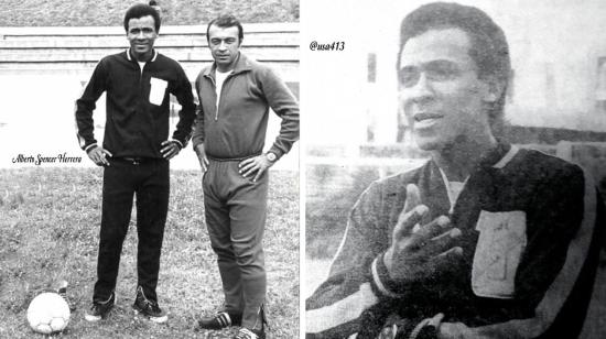 Alberto Spencer con el uniforme de entrenador de Universidad Católica de Quito, en 1973. 