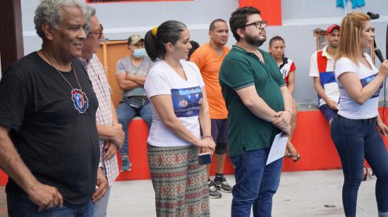 La Comisión de Diálogo Penitenciario en su visita a la Penitenciaría del Litoral, Guayaquil, 19 de abril de 2022.