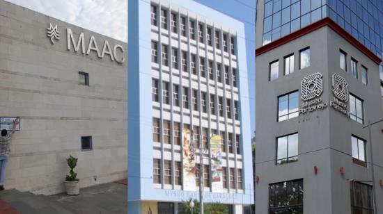 El MAAC fue clausurado por el Municipio de Guayaquil por paralización de obra, el 9 de junio de 2022. Pero los museos de Portoviejo y Bahía de Caráquez también necesitan arreglos.