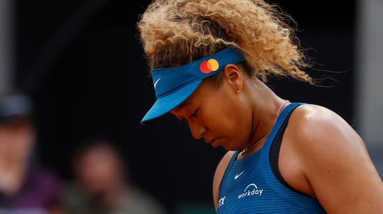 La tenista japonesa Naomi Osaka, durante el partido de segunda ronda del Mutua Madrid Open ante la española Sara Sorribes.