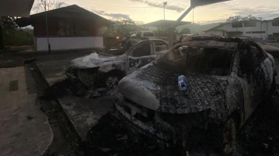 La ciudad de Puyo amaneció desolada el 22 de junio de 2022, luego de los desmanes por el paro nacional. 