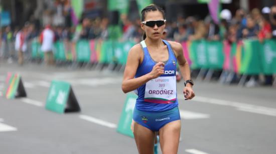 Johana Ordóñez, durante los Juegos Panamericanos de Lima 2019. 