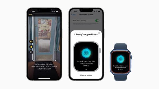Apple incorporó nuevas funciones en sus relojes inteligentes, incluyendo facilidades para las personas no videntes, el 18 de mayo de 2022.