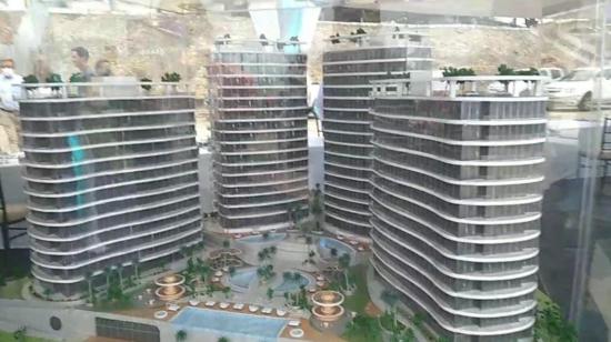 El complejo inmobiliario Gran Bay Manta tendrá cuatro torres y estará ubicado en la vía a Barbasquillo.
