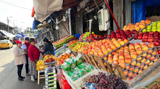 El Mercado Mayorista, en Quito, el 18 de julio de 2022.