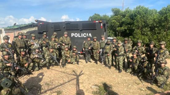 Un operativo de control en Tibú, en Colombia, el 15 de julio de 2022.