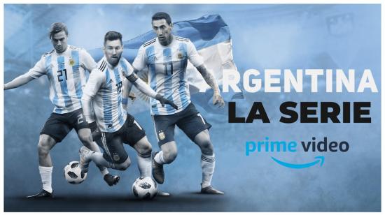 Afiche de "Selección Argentina, la serie", que se estrenará el 22 de julio en Amazon Prime.