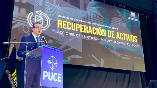 El procurador Íñigo Salvador, el 19 de julio de 2022, en Quito.