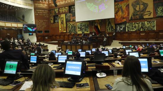 El Pleno de la Asamblea aprobó reformas a la Ley de Comunicación este 21 de julio de 2022.